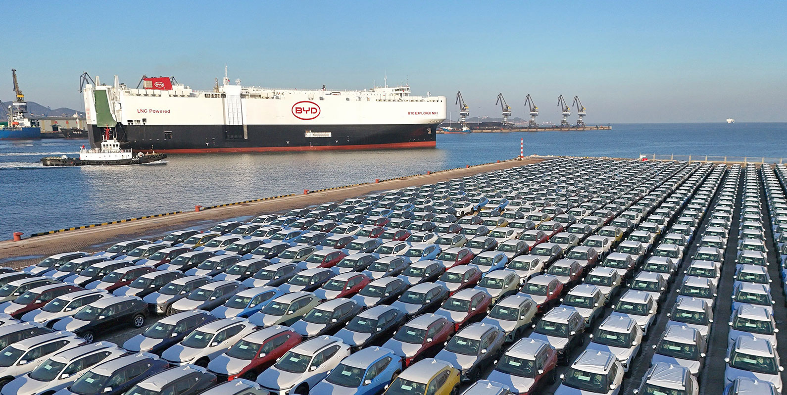 Por que a maior fabricante de VE do mundo está a entrar no setor de transporte marítimo